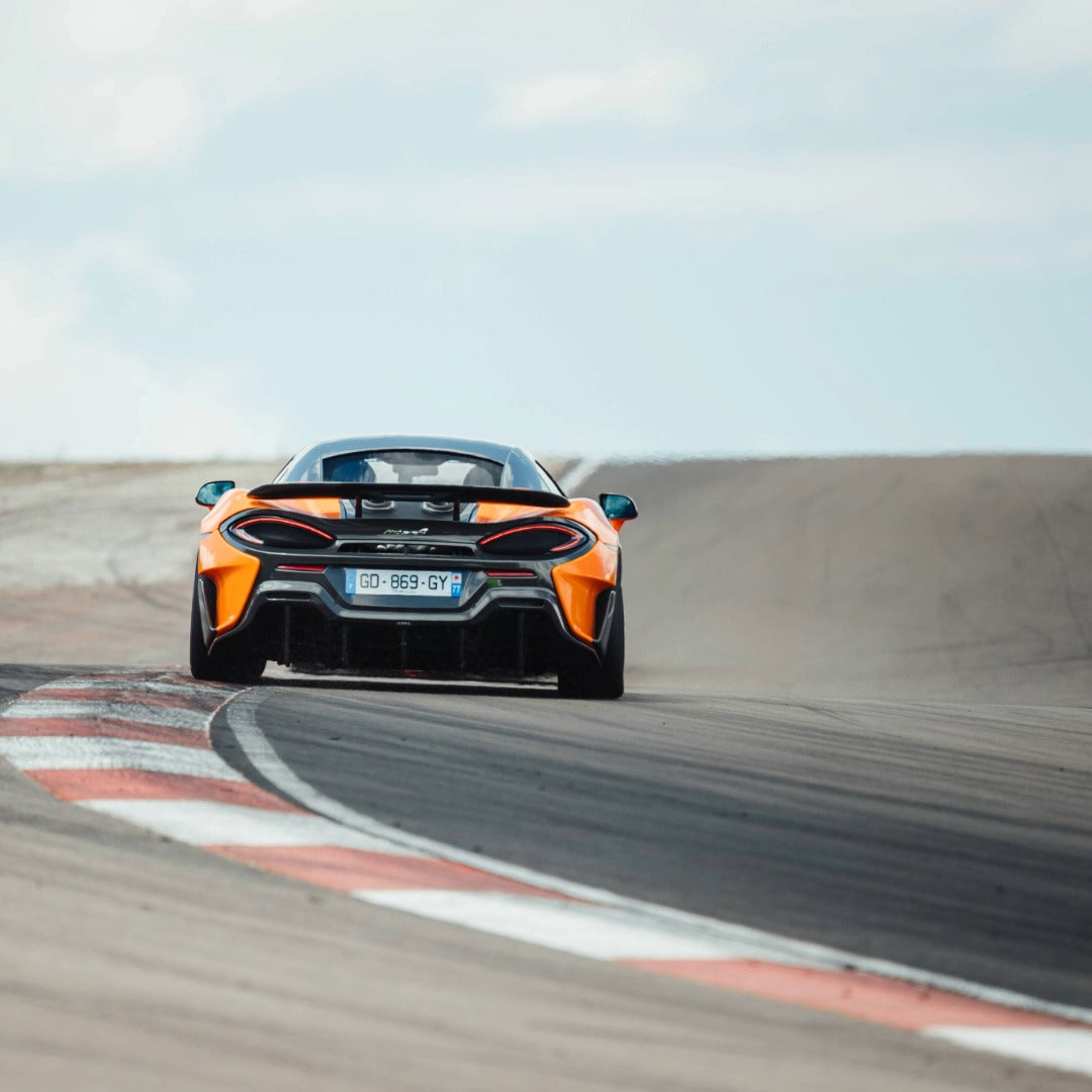 A Mclaren enjoying an Open Pitlane Track Day at Circuit Dijon Prenois organised by GP Days