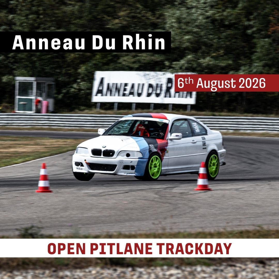 Car on the racetrack during the Open Pitlane Trackday at Anneau du Rhin